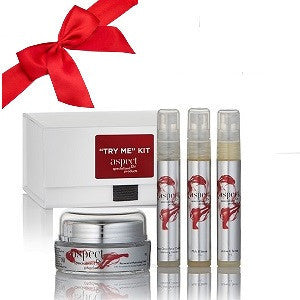 Free Aspect Dr Try Me Kit when you spend over $250
