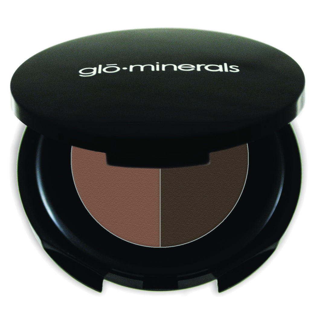 Glo Minerals Brow Powder Duo - Brown 1.1g
