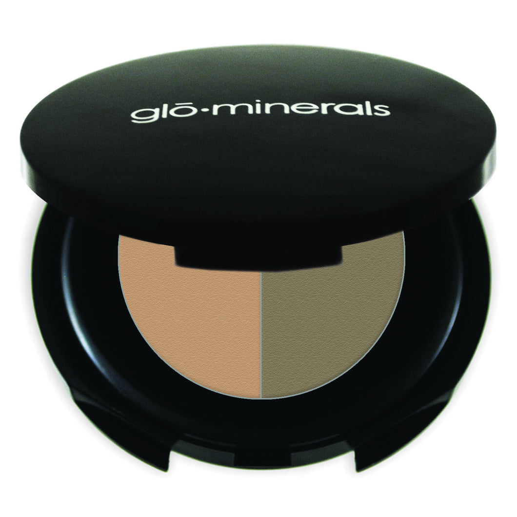 Glo Minerals Brow Powder Duo - Taupe 1.1g