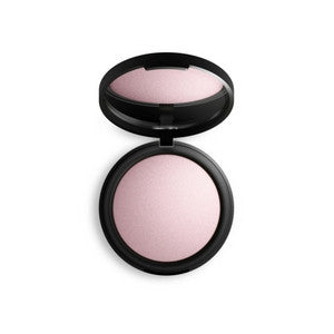 INIKA certified organic and vegan baked illuminisor illuminating pressed powder 8g