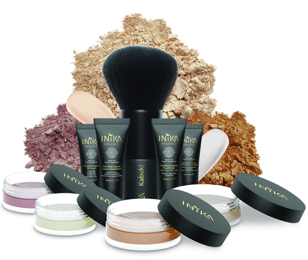 INIKA face in a box certified organic mineral make up starter kit UNITY