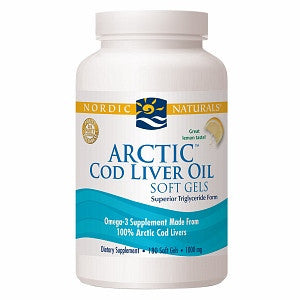 Nordic Naturals Arctic Cod Liver Oil Capsules 180caps - Lemon